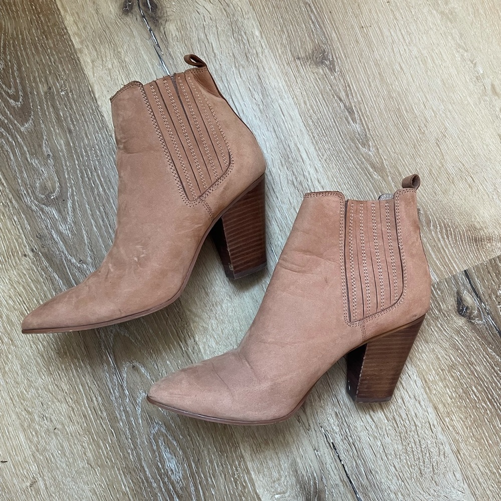 Aldo Genuine Leather Heeled Ankle Boots